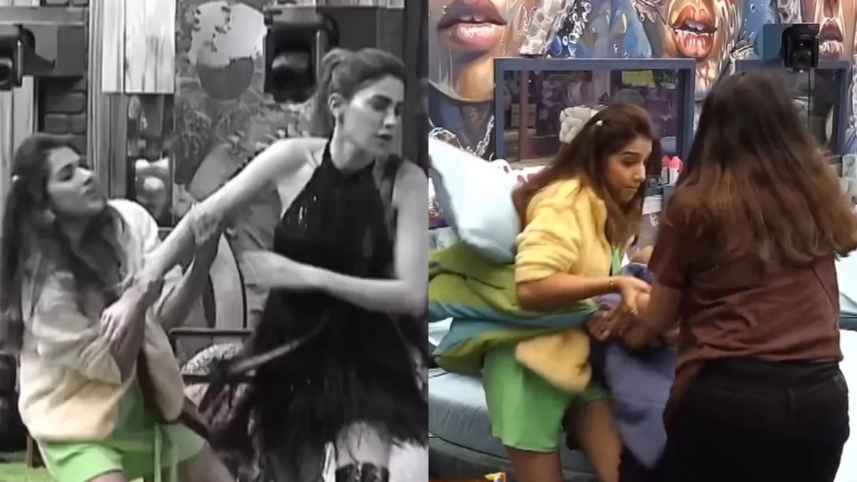 bigg-boss-marathi-5-nikki-tamboli-aarya-jadhao-and-jahnavi-kiran-caught-in-dramatic-fight-video-goes-viral